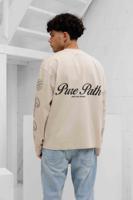 Pure Path Essence Of Life Longsleeve T-Shirt Heren Beige - Maat L - Kleur: BeigeSand | Soccerfanshop