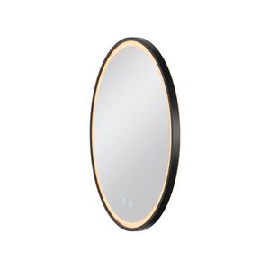 SLV Spiegel wandlamp Trukko Zwart - Ø 60cm 1007201