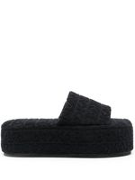 Karl Lagerfeld claquettes Veranda Triple Towel - Noir