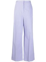 Fabiana Filippi pantalon évasé à taille haute - Violet