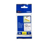 Labeltape brother ptouch tzes231 12mm wit | 25 stuks