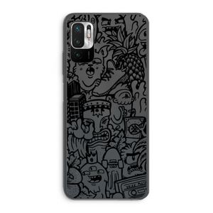 Vexx Black Mixtape: Xiaomi Redmi Note 10 5G Transparant Hoesje