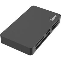 Hama USB-KAARTLEZER ALL IN ONE, USB-A, USB 3.0 USB Hub Zwart