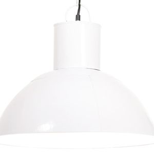 VidaXL Hanglamp rond 25 w e27 48 cm wit