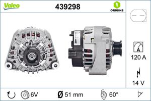 Valeo Alternator/Dynamo 439298