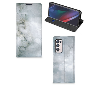 Bookcase OPPO Find X3 Neo Painting Grey