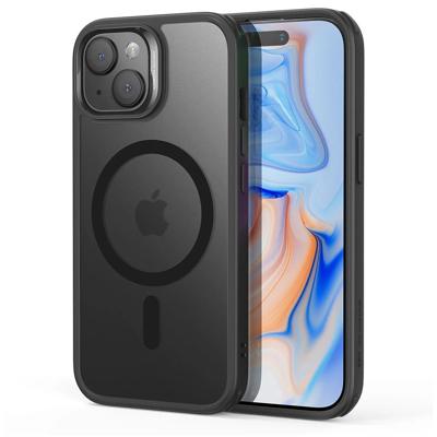 iPhone 15 Classic Hybrid Case (HaloLock) - Frosted Black iPhone 15 Classic Hybrid Case (HaloLock) - Frosted Black