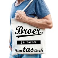 Cadeau tas voor een broer/zwager van katoen   -