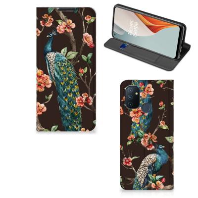OnePlus Nord N100 | Hoesje maken | Pauw met Bloemen