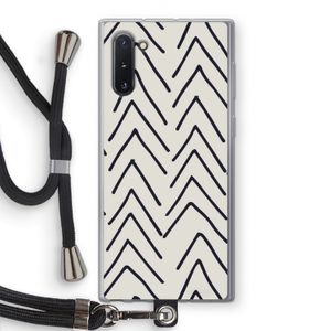 Marrakech Arrows: Samsung Galaxy Note 10 Transparant Hoesje met koord