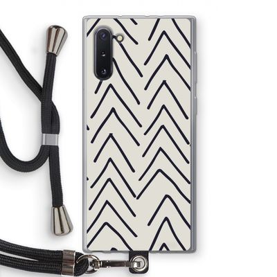 Marrakech Arrows: Samsung Galaxy Note 10 Transparant Hoesje met koord