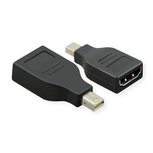 Value 12.99.3159 Adapter [1x Mini-DisplayPort stekker - 1x HDMI-bus] Zwart