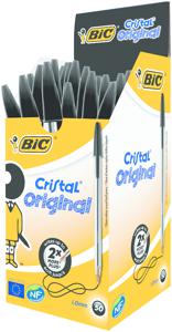 Cristal pennen zwart doos