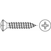 TOOLCRAFT TO-5433165 Bolverzonken plaatschroeven 19 mm Kruiskop Phillips Staal Galvanisch verzinkt 500 stuk(s)