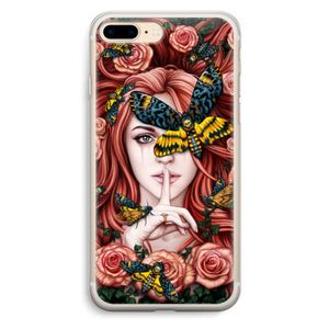 Lady Moth: iPhone 7 Plus Transparant Hoesje