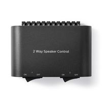 Nedis Speaker Control Box | 2 poorten | Terminal Schroeven |  4-16 Ohm | 150 W | 1 stuks - ASWI2612BK ASWI2612BK - thumbnail