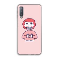 Hartje: Samsung Galaxy A7 (2018) Transparant Hoesje Hartje: Samsung Galaxy A7 (2018) Transparant Hoesje