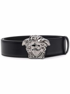 Versace ceinture La Medusa en cuir - Noir