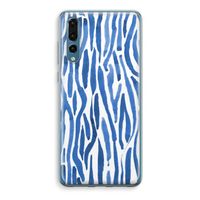 Blauwe nerven: Huawei P20 Pro Transparant Hoesje