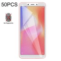 50 stuks non-Full matte Frosted gehard glas film voor Xiaomi Redmi 6/Redmi 6A geen retail pakket