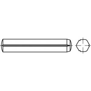 TOOLCRAFT TO-5437380 Cilindrische kerfstift 2.5 mm Staal 250 stuk(s)