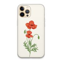 Red poppy: iPhone 13 Pro Max Transparant Hoesje