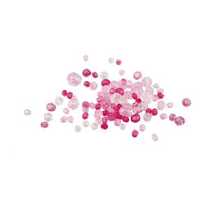 Creativ Company Facetkralen mix roze, 45 gram