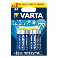 Alkalinebatterijen Varta 4906121436 1,5 V 1.55 V AA (6 Onderdelen)