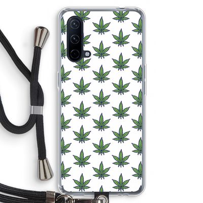 Weed: OnePlus Nord CE 5G Transparant Hoesje met koord