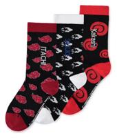 Naruto Socks Sasuke, Kakashi, Itachi 3-Pack 39-42
