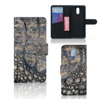 Nokia 2.3 | Telefoonhoesje | Met pasjeshouder | Krokodillenprint