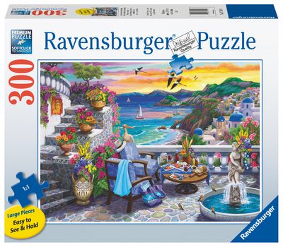 Ravensburger puzzel zondergang in Santorini 300 XL stukjes