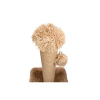 Krabpaal voor Katten Gloria 34 x 34 x 55 cm Beige