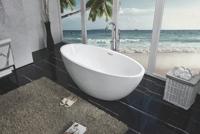 Wiesbaden Oval vrijstaand ligbad acryl 170x78 mat-wit