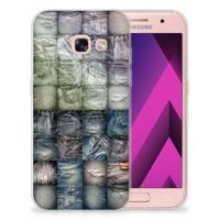 Silicone Back Cover Samsung Galaxy A3 2017 Spijkerbroeken Silicone Back Cover Samsung Galaxy A3 2017 Spijkerbroeken