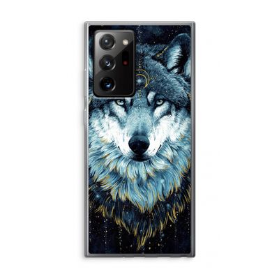 Darkness Wolf: Samsung Galaxy Note 20 Ultra / Note 20 Ultra 5G Transparant Hoesje