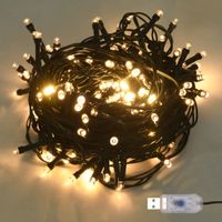 VidaXL Lichtslinger met 150 led&apos;s 15 m pvc warmwit