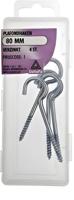 Plafondhaken 80mm verz 4st - Deltafix Plafondhaken 80mm verz 4st - Deltafix