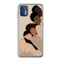 Sweet creatures: Motorola Moto G9 Plus Transparant Hoesje