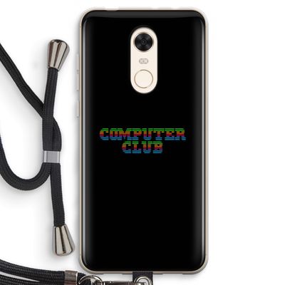 Retro: Xiaomi Redmi 5 Transparant Hoesje met koord
