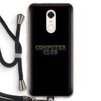 Retro: Xiaomi Redmi 5 Transparant Hoesje met koord