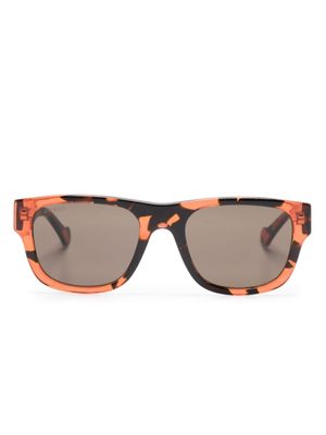 Gucci Eyewear lunettes de soleil à monture carrée - Orange