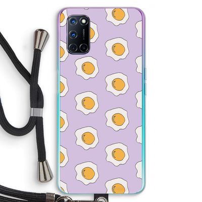 Bacon to my eggs #1: Oppo A92 Transparant Hoesje met koord