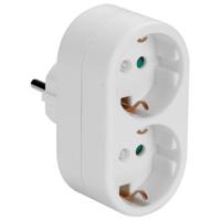 2-Voudige verdeelstekker met randaarde