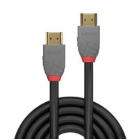 LINDY 36951 HDMI-kabel Aansluitkabel HDMI-A-stekker, HDMI-A-stekker 0.50 m Zwart - thumbnail