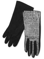 Philipp Plein mules en daim à ornements en cristal - Noir Philipp Plein mules en daim à ornements en cristal - Noir