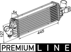 Intercooler, inlaatluchtkoeler CI355000P