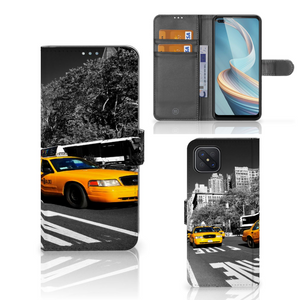 OPPO Reno4 Z Flip Cover New York Taxi