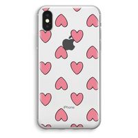 Ondersteboven verliefd: iPhone XS Transparant Hoesje