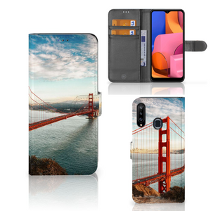 Samsung Galaxy A20s Flip Cover Golden Gate Bridge